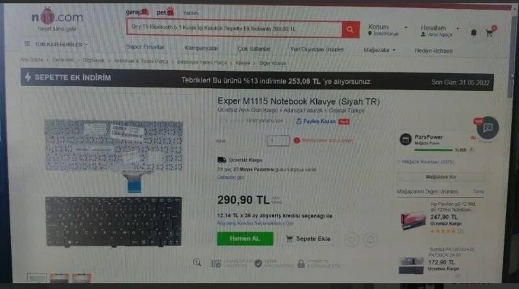 Exper M115 Netbook Parçaları - 9