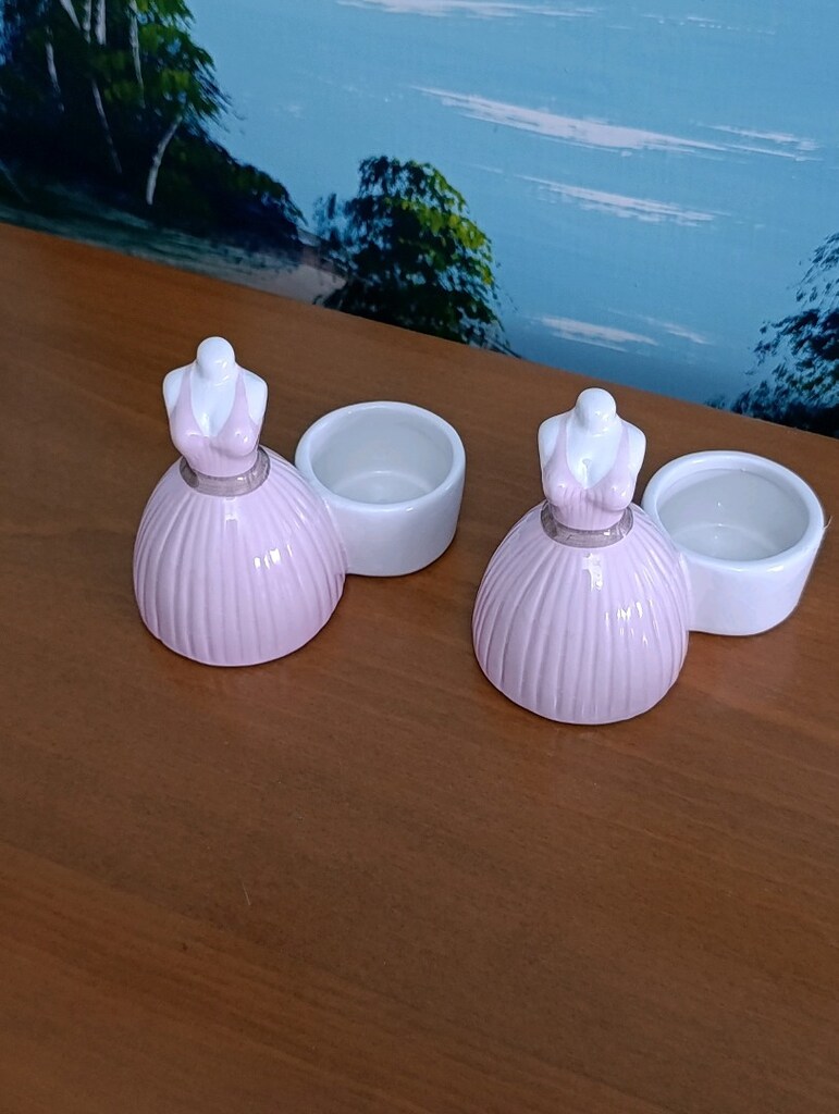 Pembe Pastel Seramik Mumluk 2'li - 3