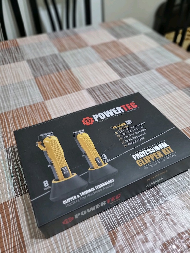 Powertec TR-4400 ikili saç sakal profesyonel set - 11