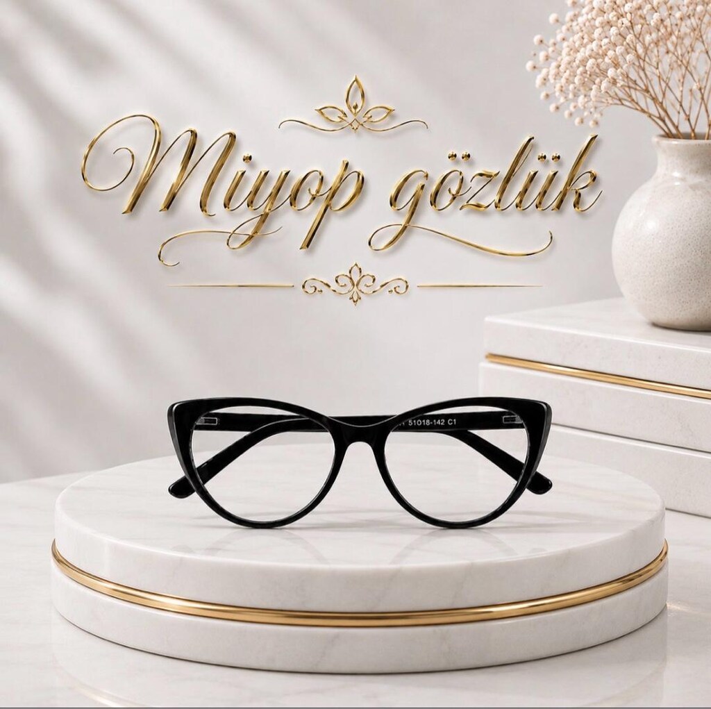 -2.5 Numara Sıfır Cat Eye Bayan Uzak Gözlük - 5