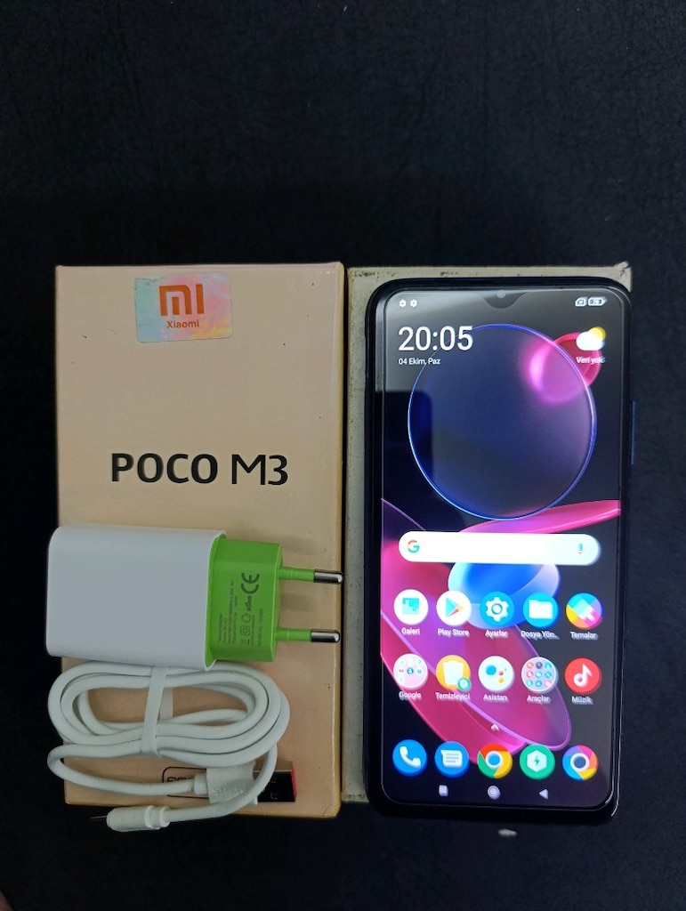 POCO M3 128 GB KAYITLI TERTEMİZ CİHAZ - 2