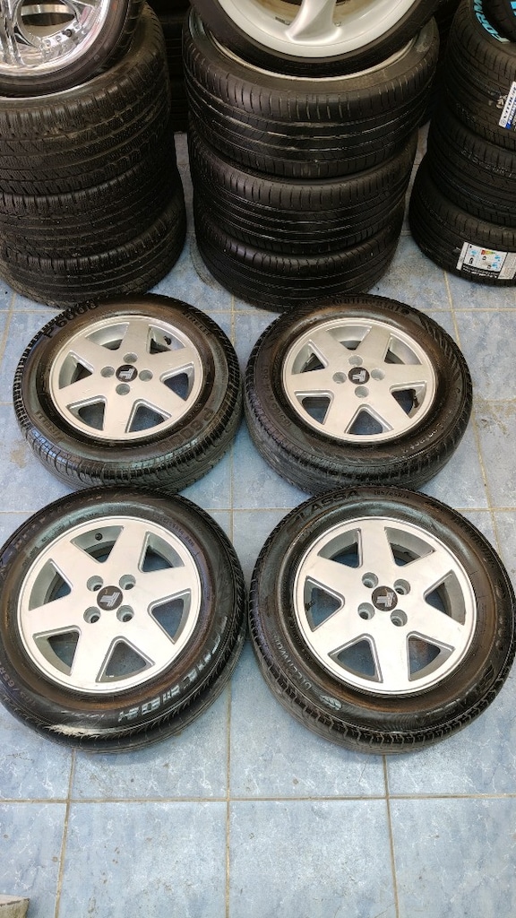 14 inç 4*100 tofaş 6 kol jant lastik tertemiz kırık kaynak yok - 3