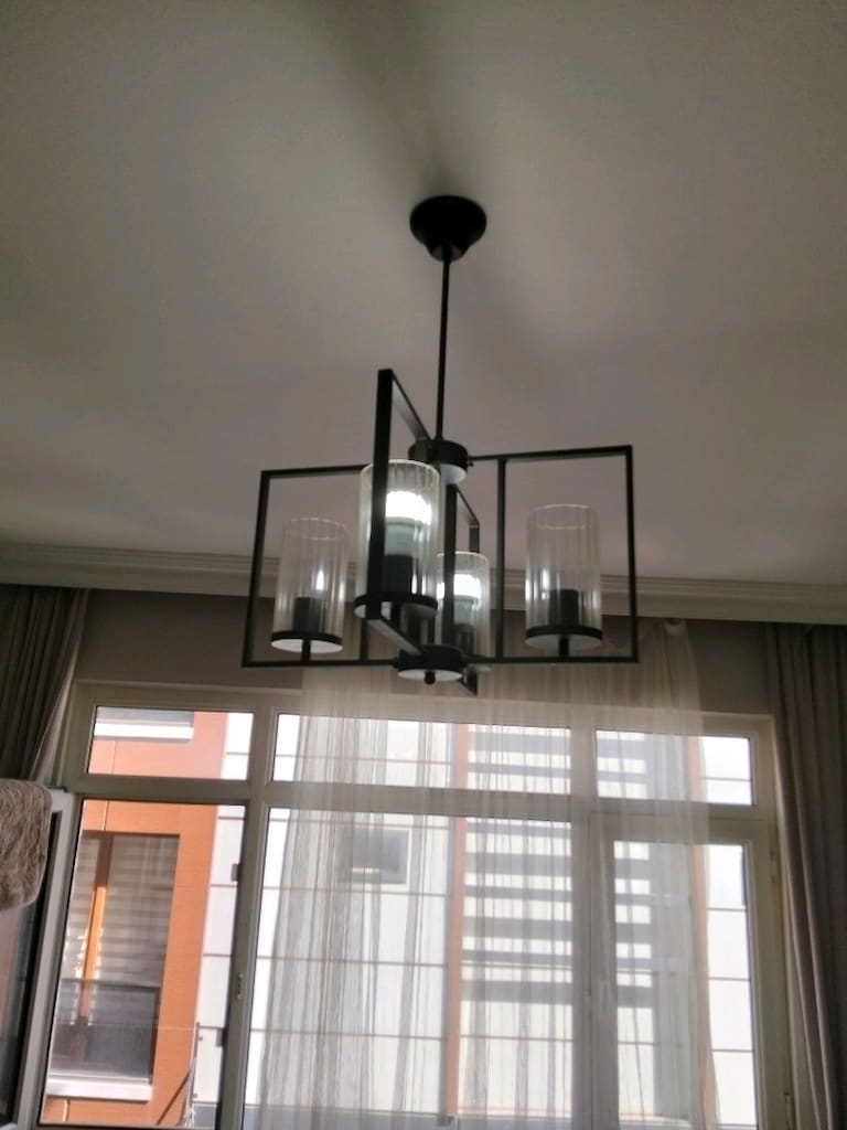 4 LÜ SALON METAL AVİZE - 4