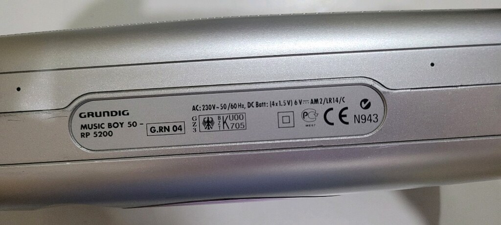 Orijinal Grundig Music Boy 50 Alman Üretimi Radyo – Çalışır Durumda - 12
