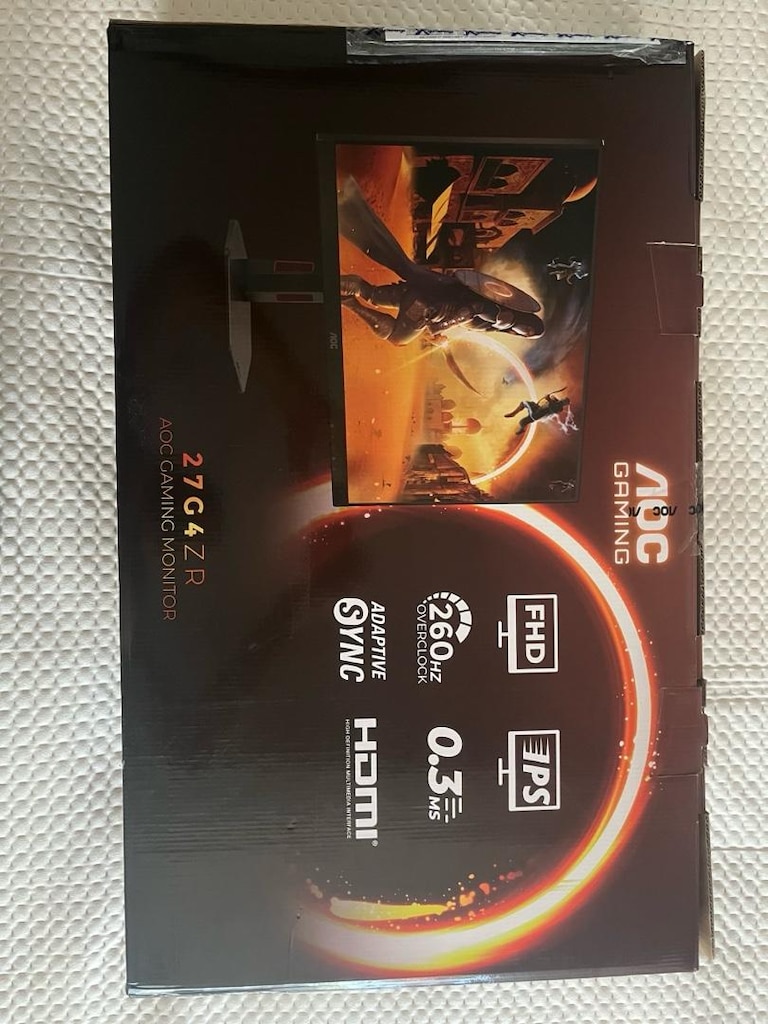 AOC 27G4ZR 27" 260Hz IPS Gaming Monitör - Kutusu ve Faturası Var