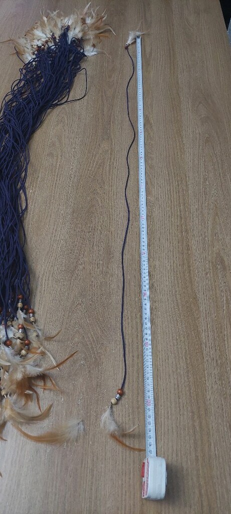 Püsküllü boncuklu dekoratif süsleme - 9