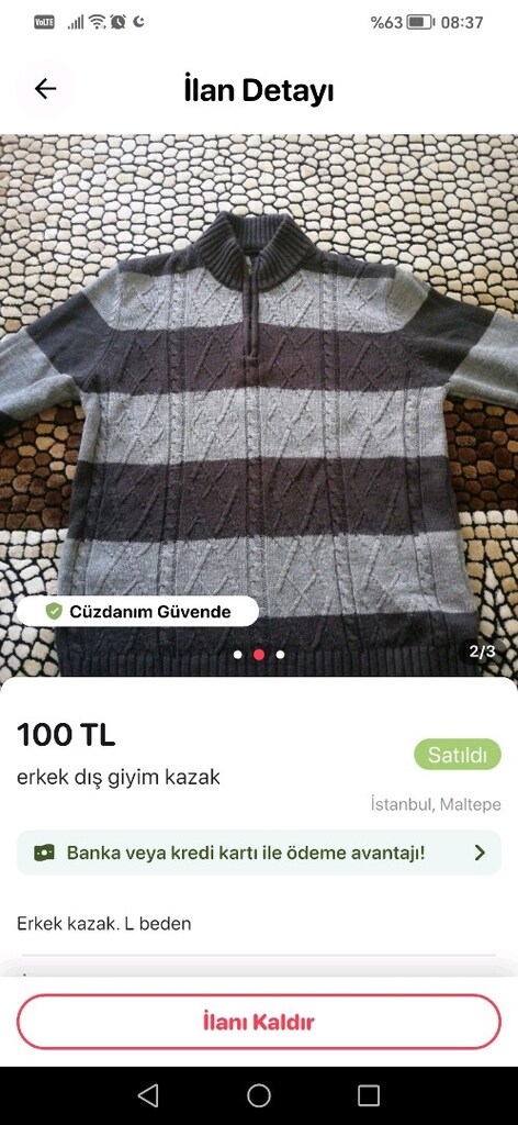 erkek kazak