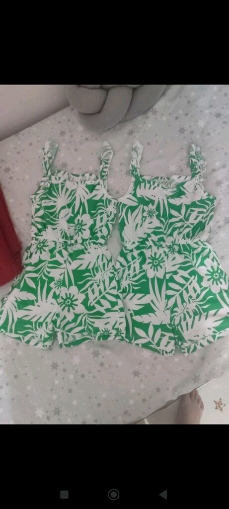 kız çocuk askılı şortlu tulum - 5