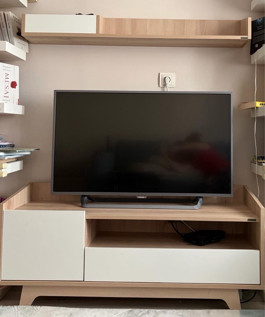 Kelebek Mobilya TV Ünitesi ve Raf - 2