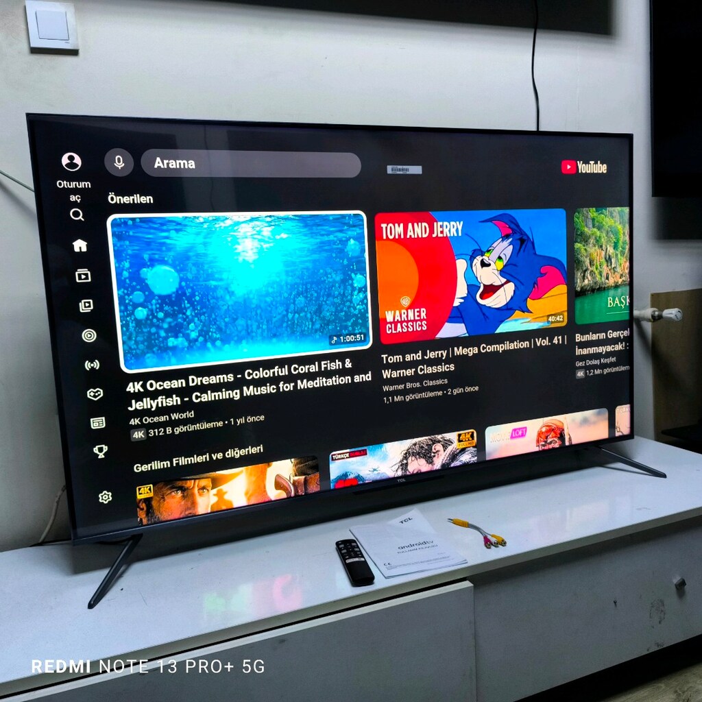 TCL 140 Ekran Qled TV jelatini üstünde Tertemiz Televizyon - 18
