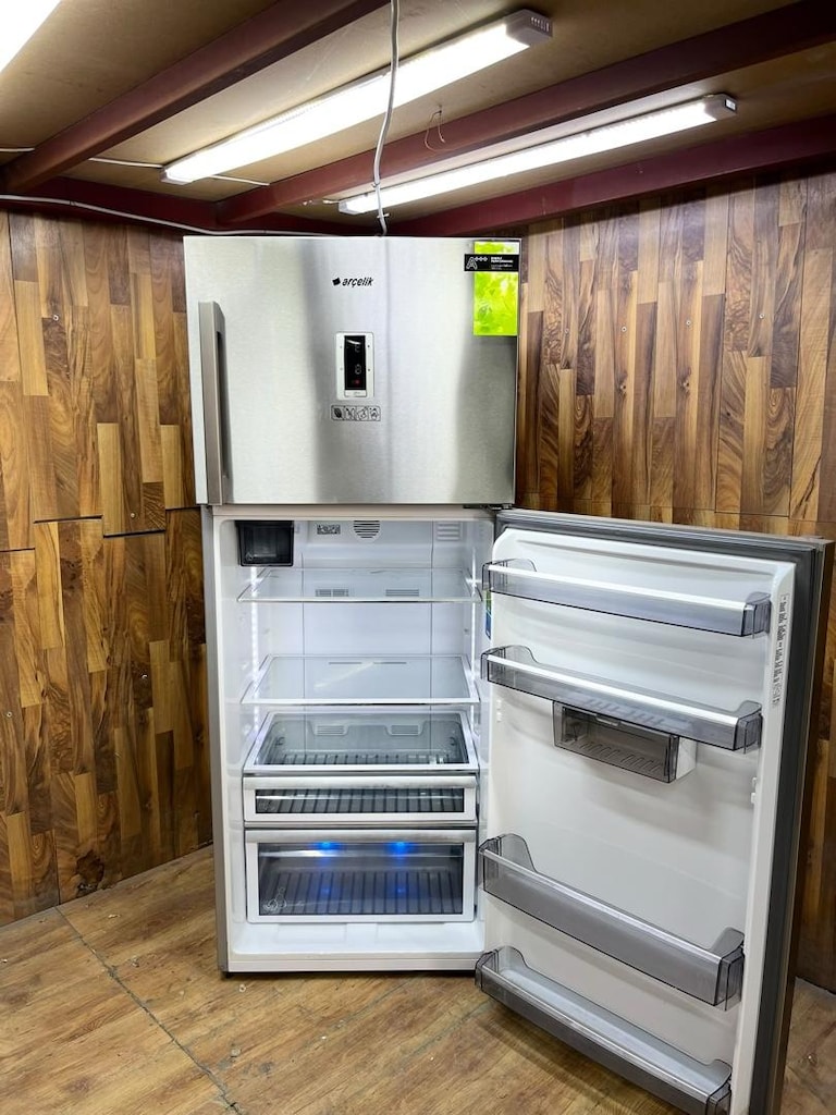 ARÇELİK İNOX BUZDOLABI YENİ MODEL SORUNSUZ ÇALIŞAN ÜRÜN A+++ PLAS 580 - 4