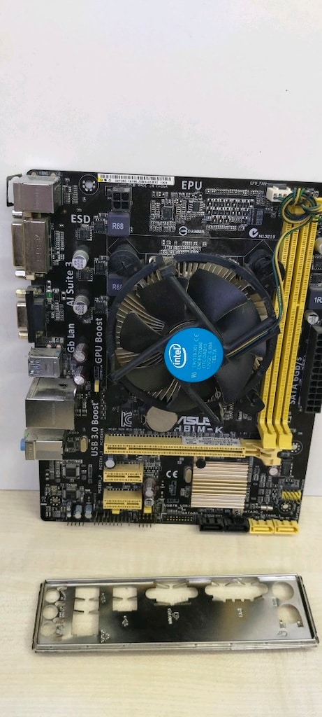ASUS H81 ANAKART+İ5 4590+ CPU FANI - 6