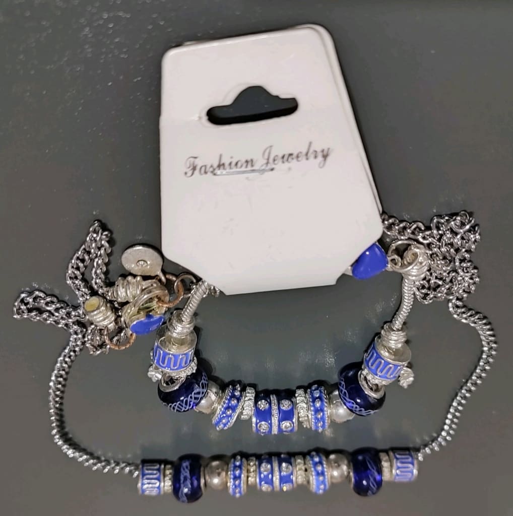 Murano Cam Charm Bileklik Kolye