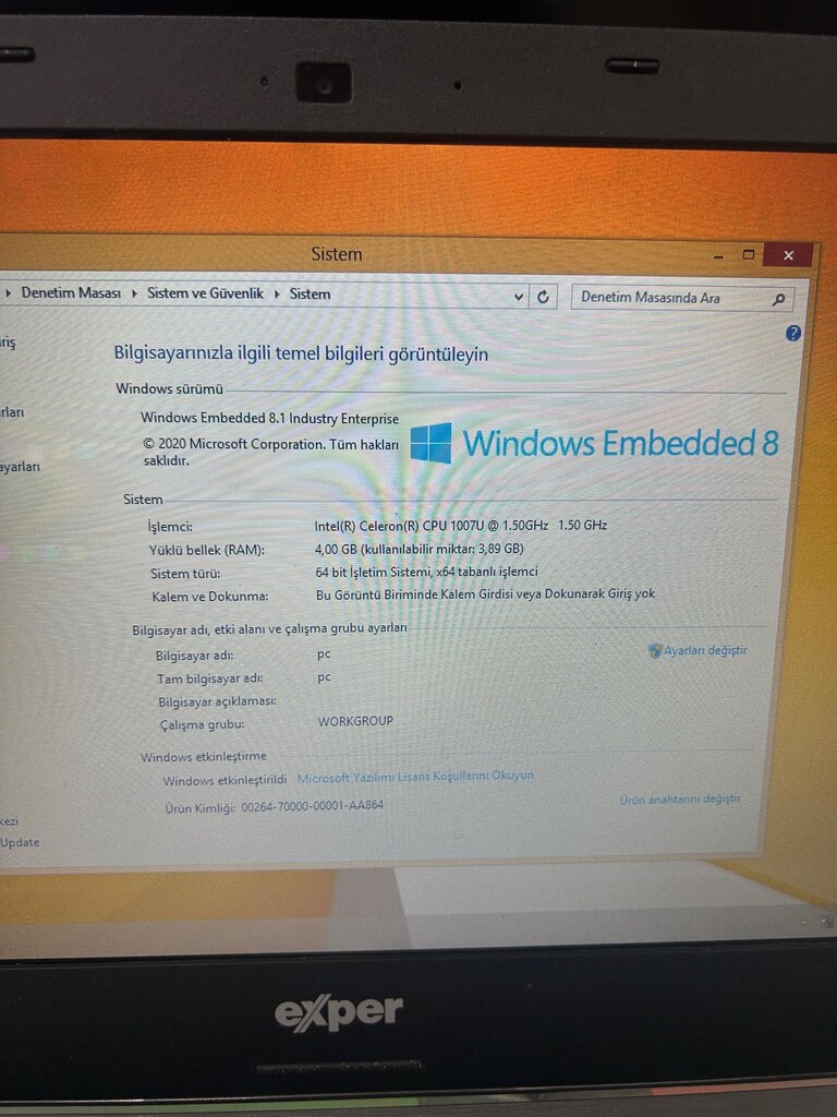 Exper 1007U 4GB Ram 14" Notebook Kredi Kartı Geçerlidir - 11