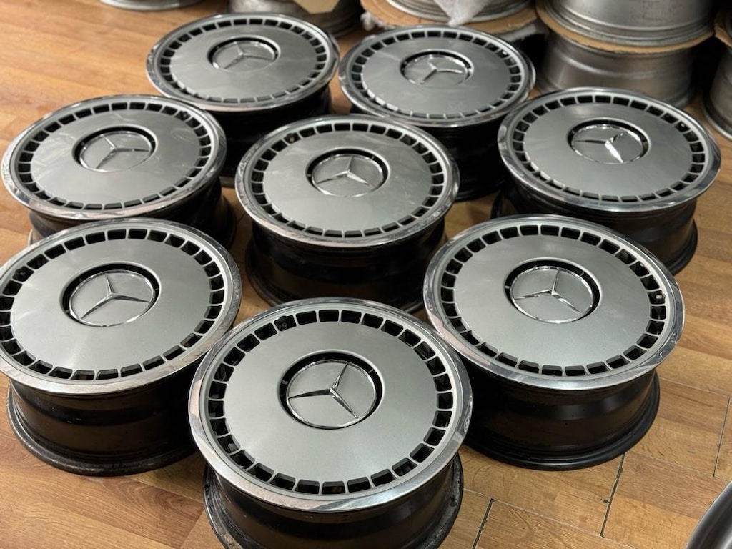 Orjinal 16 inç Direkt Uyumlu W124-W201 jant-nikelajlı kapak Mercedes - 9