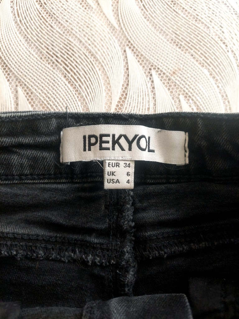 İPEKYOL Flare paça siyah Jean pantolon - 14