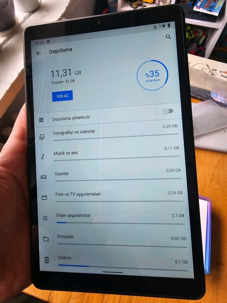Lenovo Tab m8 Tablet 2/32 gb Artırılabilir - 6