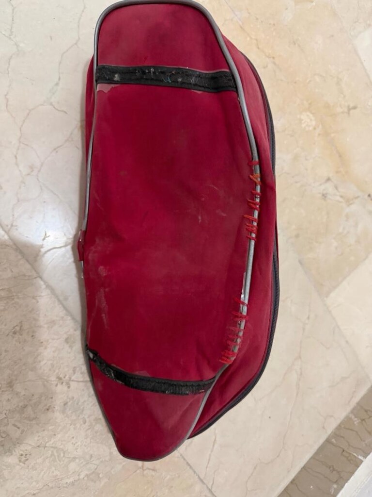Fiat Kırmızı Fermuarlı Seyahat Çantası - 8