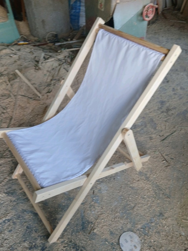 Ahşap Katlanır Şezlong, Balkon, Bahçe, Teras Ve Plaj Için - 9