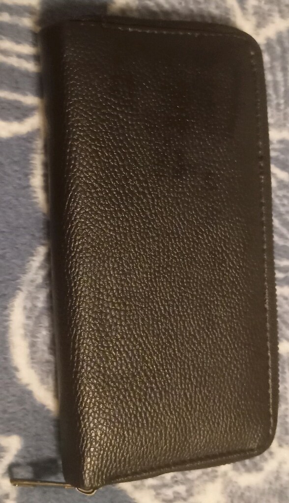 Siyah Telefon Kart Ve Para Cüzdanı - 2