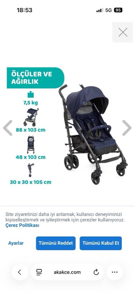 Chicco Liteway Baston Bebek Arabısı (sıfır gibi) - 9