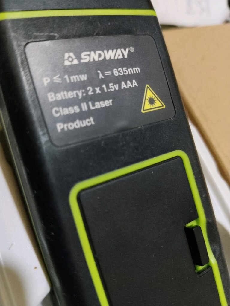 YENİ KUTUSUNDA SNDWAY MARKA 40 METRE KAPASİTELİ LAZER METRE ÖLÇER - 5