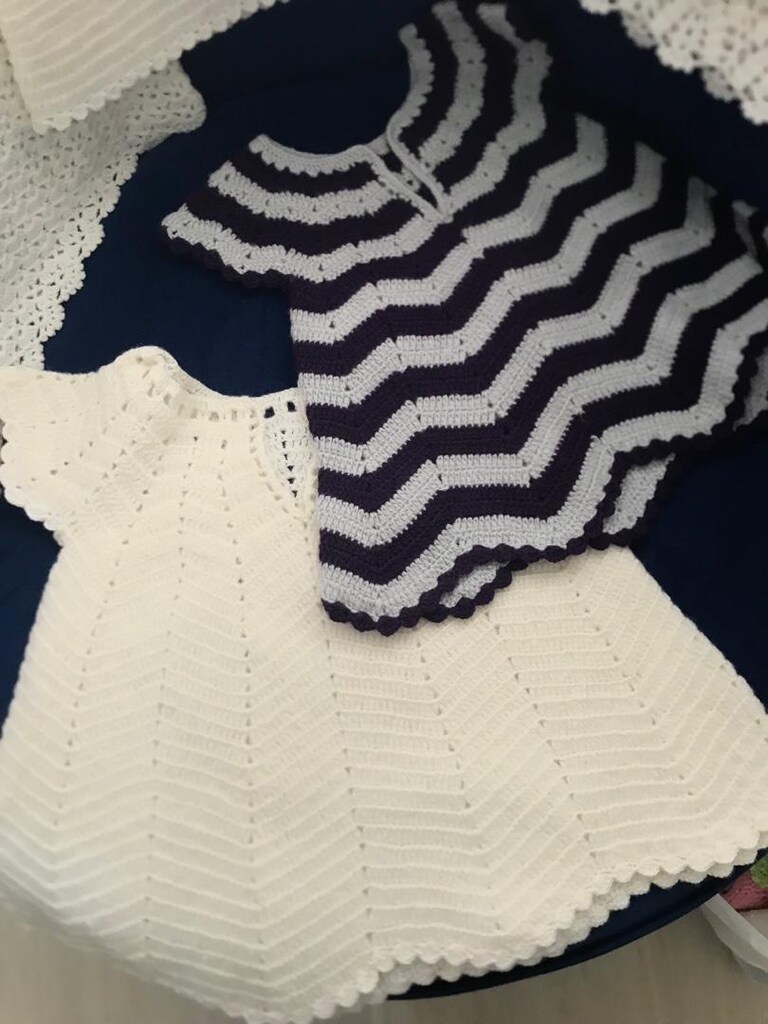bebek çocuk örgü yelek elbise patik - 8