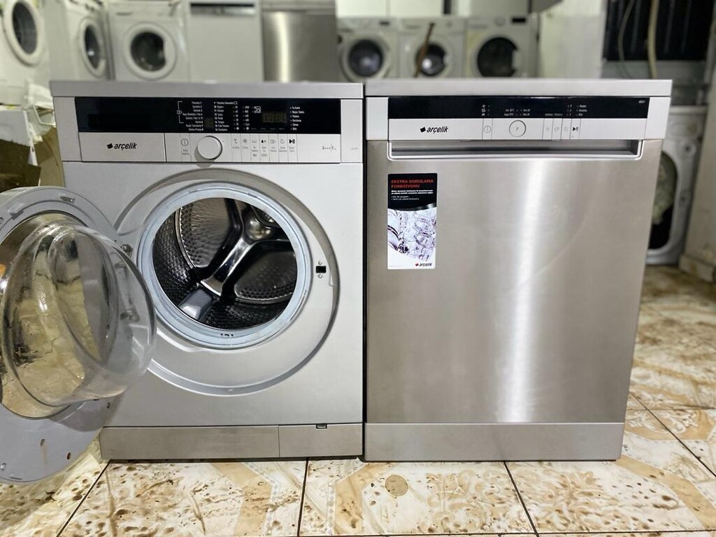 arcelik çamaşır makinesi bulasık makinesi hatasız temiz garatili - 2