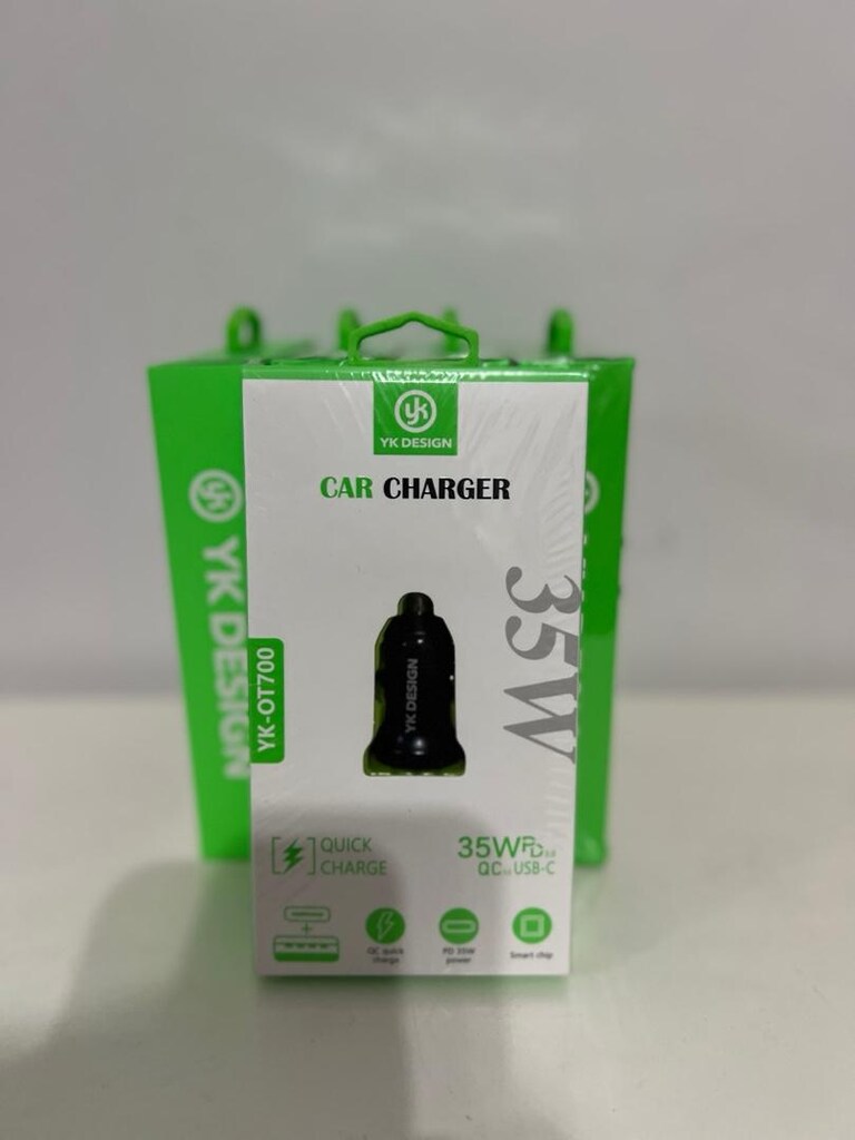 YkDesign Arac Sarj 35W PD hızlı sarj baslıgı Type-c ve usb 2 in 1 - 2