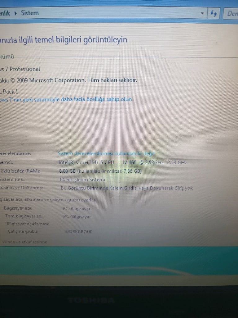 17.3 İNÇ TEMİZ SORUNSUZ İ5 LAPTOP - 3
