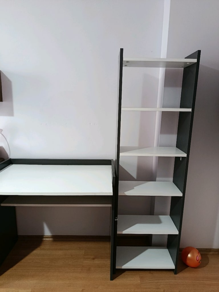 çalışma masası ve kitaplık set - 4