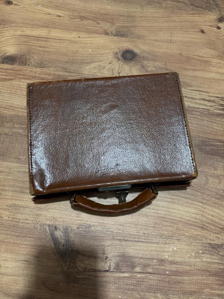 Vintage Kahverengi Takı Aksesuar Çantası Nostaljik, retro görünümlü - 6