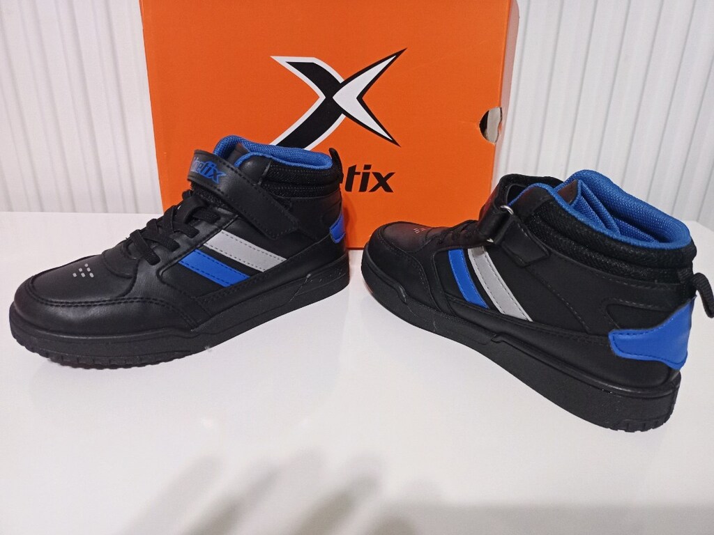 33 NUMARA Kinetix ErkekÇocuk High Sneaker DREP HI F 4PR Siyah-Saks-Gri - 6