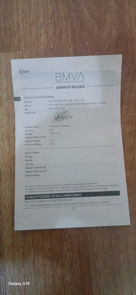 sfr garantili kiwi kahve makinasi - 7