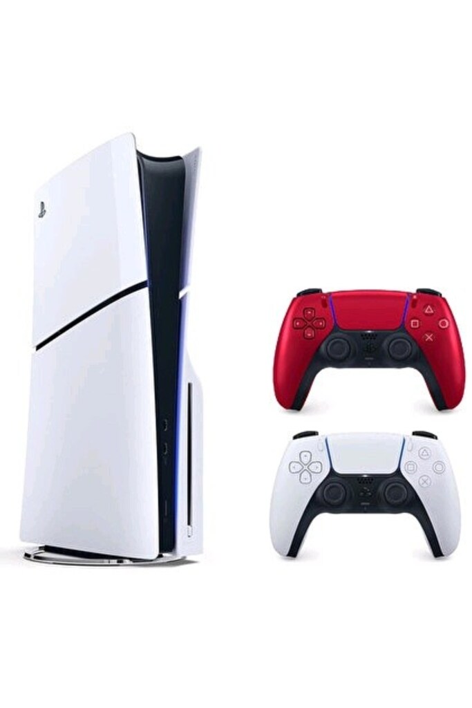 Sony Playstation 5 slim CD (İTHALATÇI GAARNTİLİ) +2.DUALSENSE KIRMIZI - 4