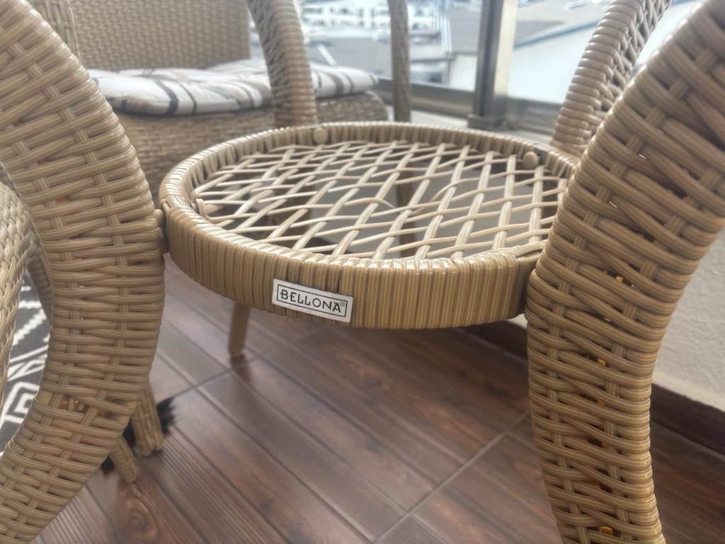 bellona örgü rattan bahçe balkon takımı - 3