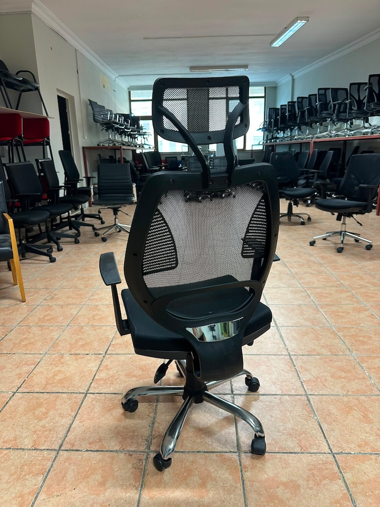KLAS OFİS ÜSKÜDAR KROM AYAKLI MÜDÜR KOLTUĞU İKİNCİ EL - 4