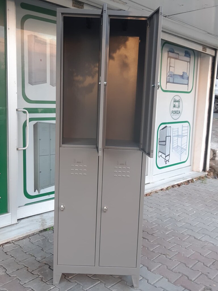 DÖRTLÜ PERSONEL GİYSİ DOLABI KAPIDA ÖDEME - 2