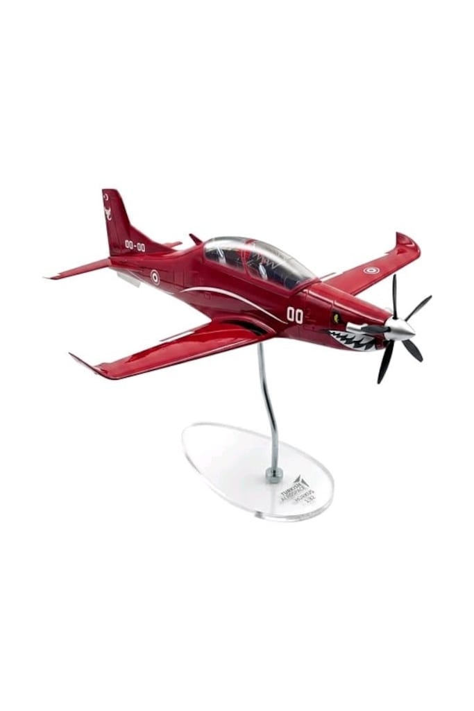 TUSAŞ HÜRKUŞ -B 1/32 OLCEKLI MAKET SAVAŞ UÇAĞI - 2