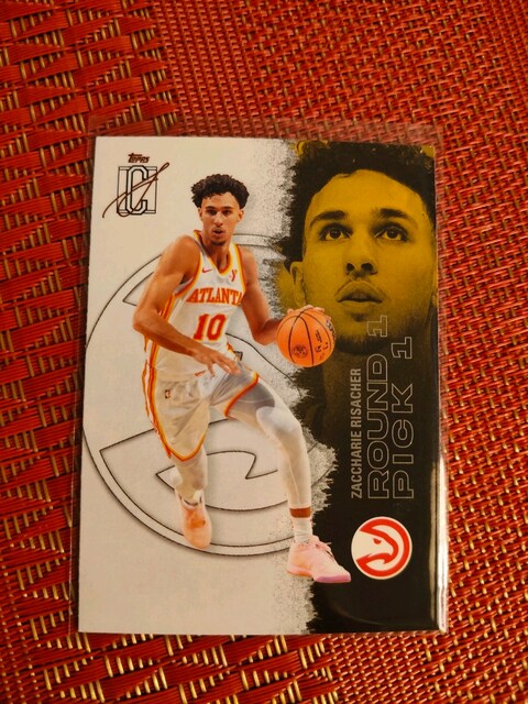 Zaccharie Risacher #61 Topps Signature Class – NBA #1 Pick