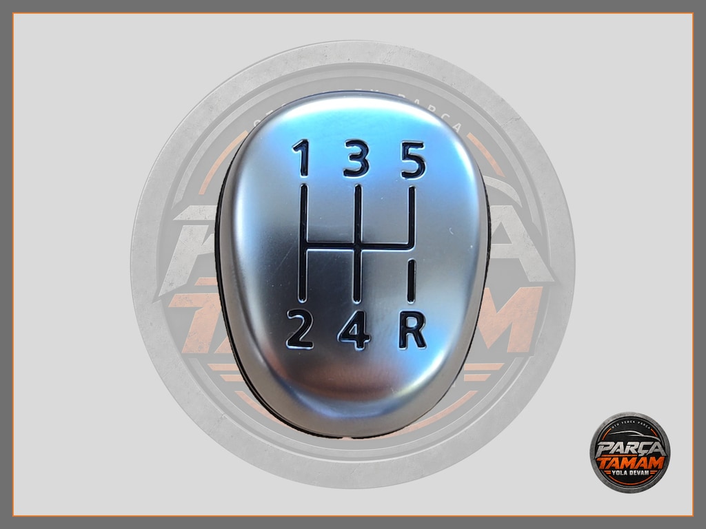 RENAULT CLİO 4 5 ILERİ MANUEL VİTES TOPUZU MAT KROM KAPAKLI 328657531R - 3