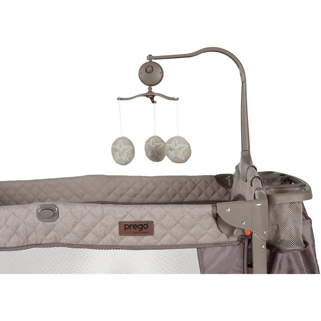 Prego 8044 Miami Plus Anne Yanı Oyun Parkı Beşik 70x120 cm (çantalı) - 4