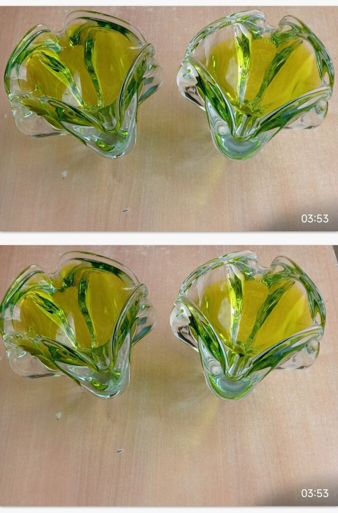 antik yeşil murano külük - 2