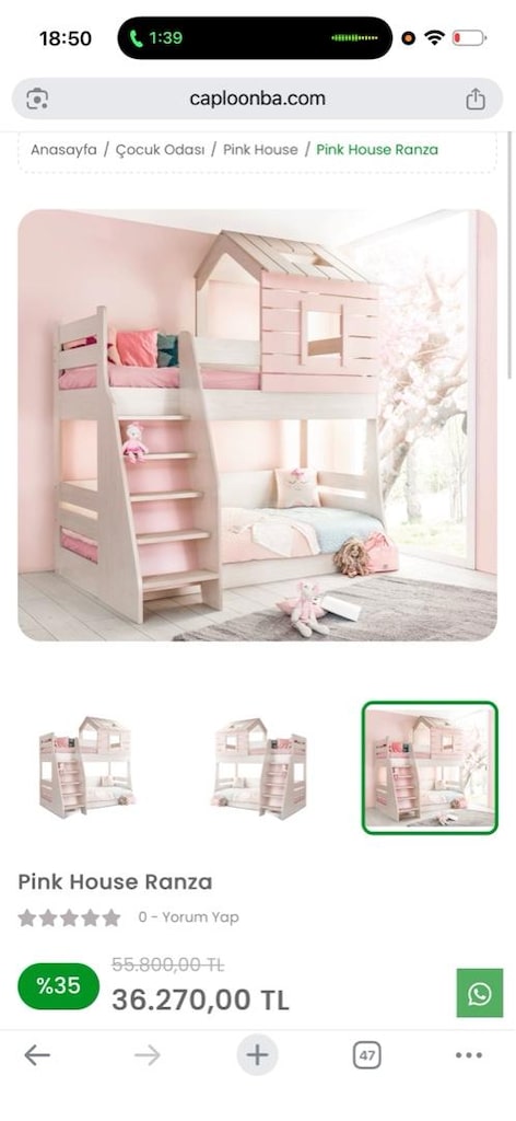 çocuk yatak ranza montessero - 3