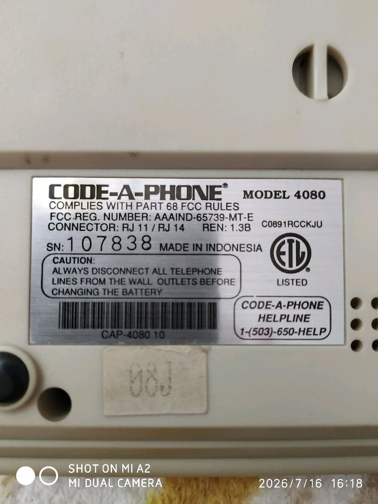 NETAŞ marka masa üstü tuşlu telefon, krem renk - 6
