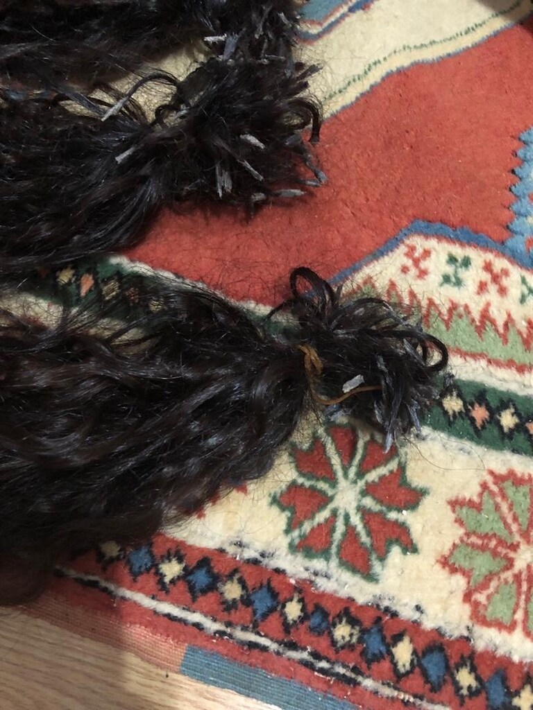 kaynak orjinal saç dalgalı boyu 45. cm 255 adet - 2