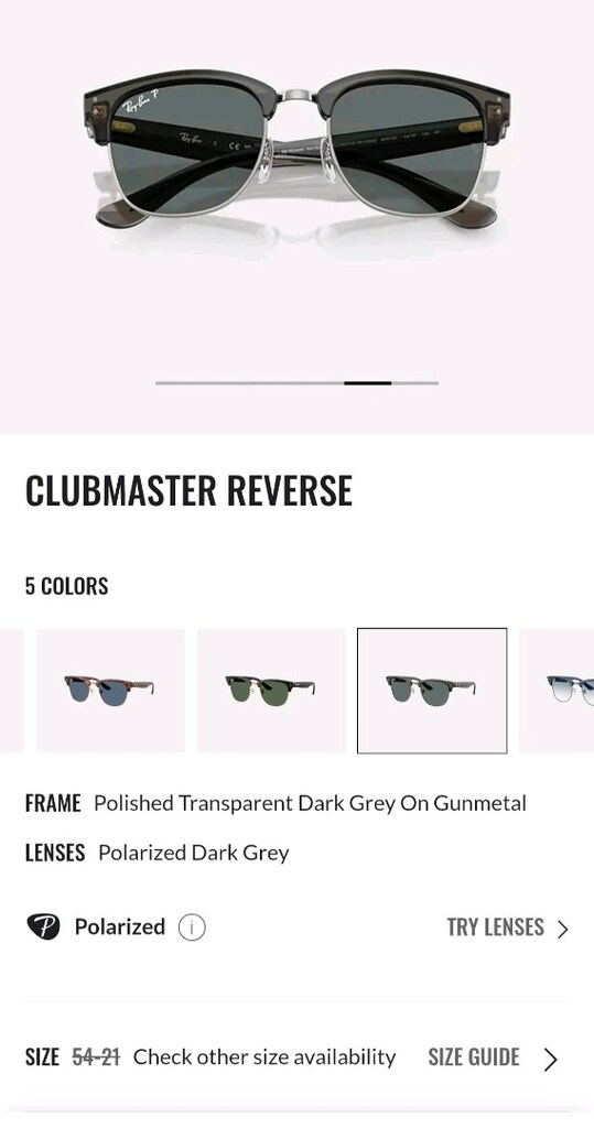Ray-Ban Clubmaster Reverse Polarize - 14