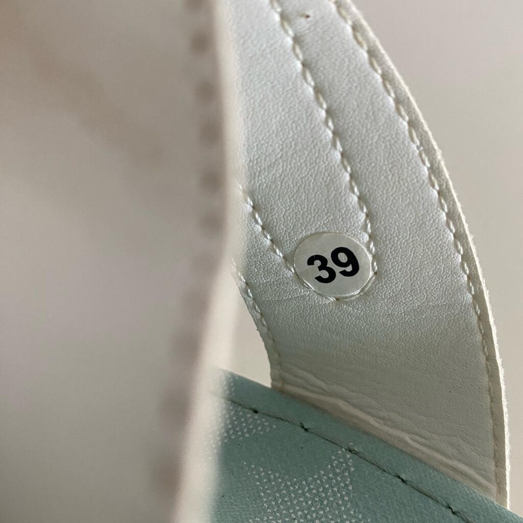 Art Bella Mint Mavi Parmak Arası Terlik - 39 Numara - 8