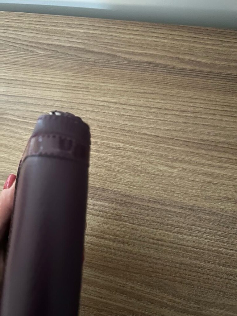 Matmazel hakiki deri mor cüzdan — görsel 7/8