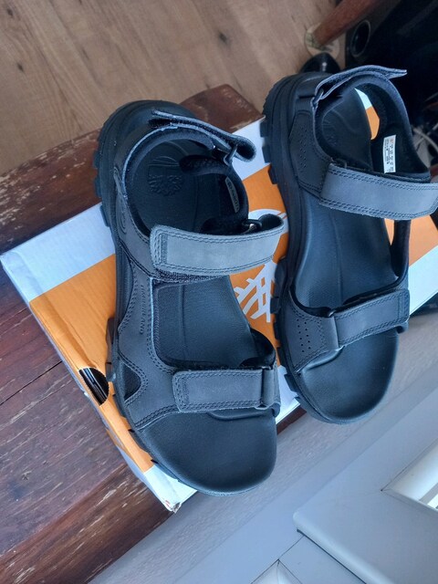 TIMBERLAND SIFIR DERI SANDALET YENI